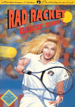 Rad Racket - Deluxe Tennis II (USA) (Unl) box art